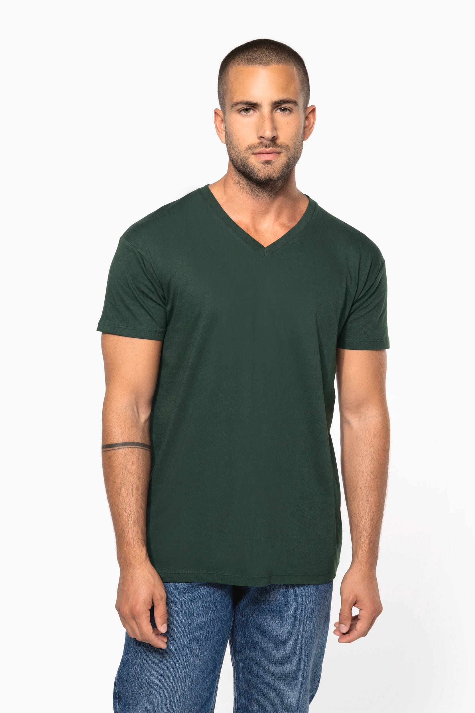 Camiseta BIO150 IC cuello de pico hombre