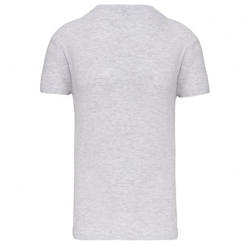 ash heather Camiseta BIO150 IC cuello de pico hombre