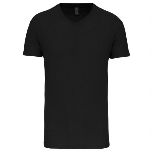 black Camiseta BIO150 IC cuello de pico hombre