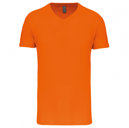 orange Camiseta BIO150 IC cuello de pico hombre