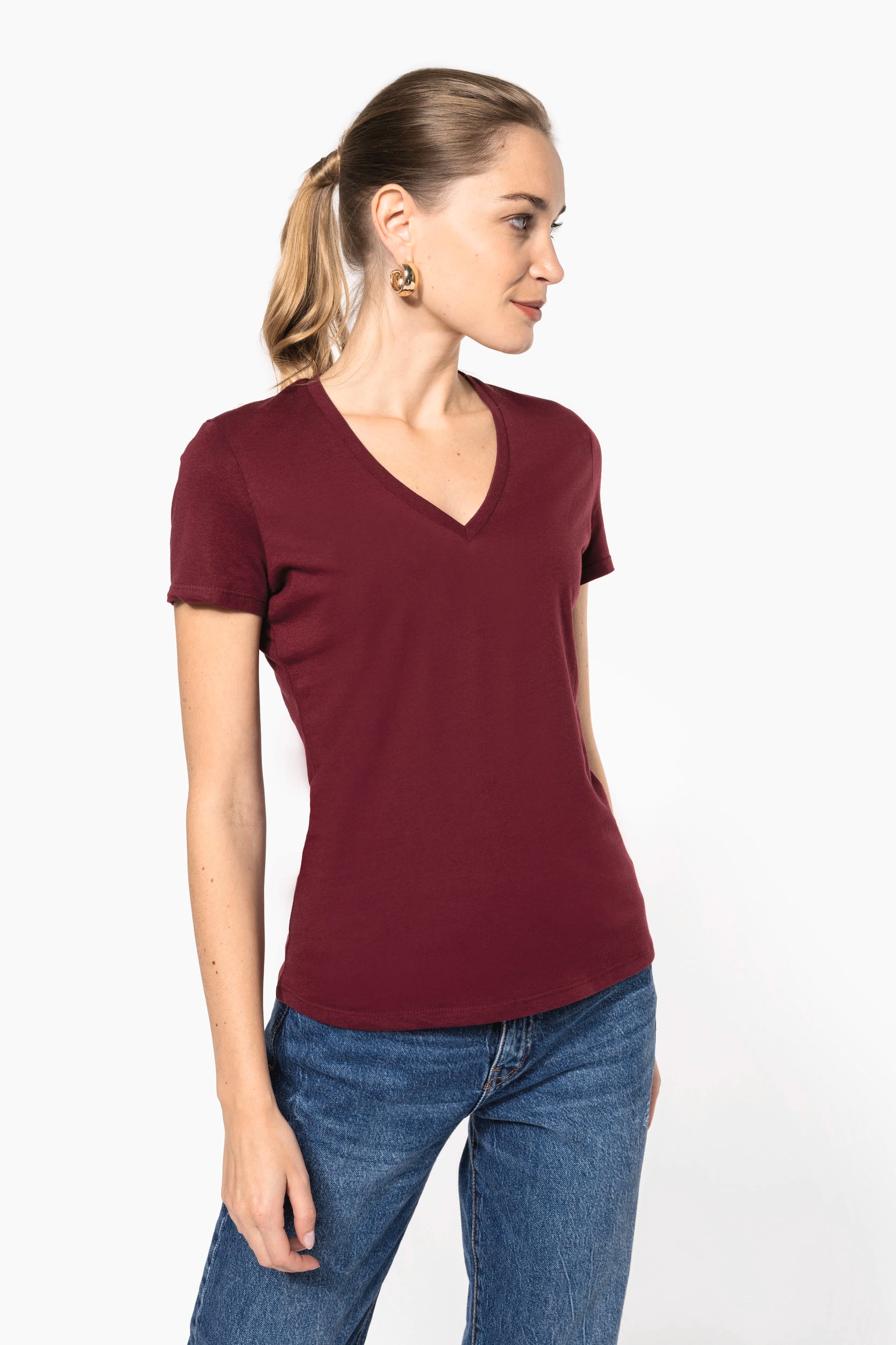 CAMISETA BIO150 IC CUELLO DE PICO MUJER