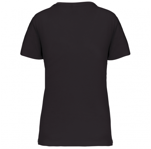 dark grey Camiseta BIO150 IC cuello de pico mujer