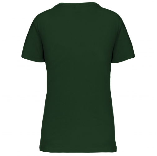 forest green Camiseta BIO150 IC cuello de pico mujer