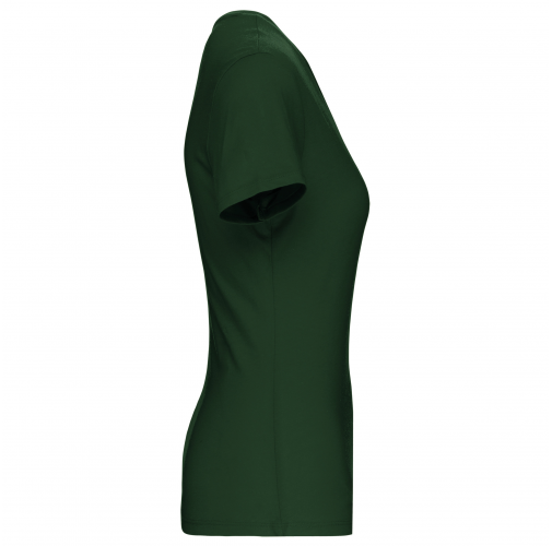 forest green Camiseta BIO150 IC cuello de pico mujer