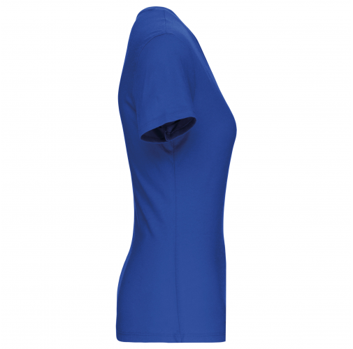 light royal blue Camiseta BIO150 IC cuello de pico mujer