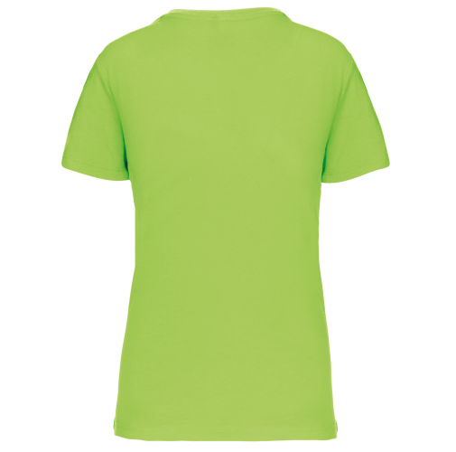 lime Camiseta BIO150 IC cuello de pico mujer