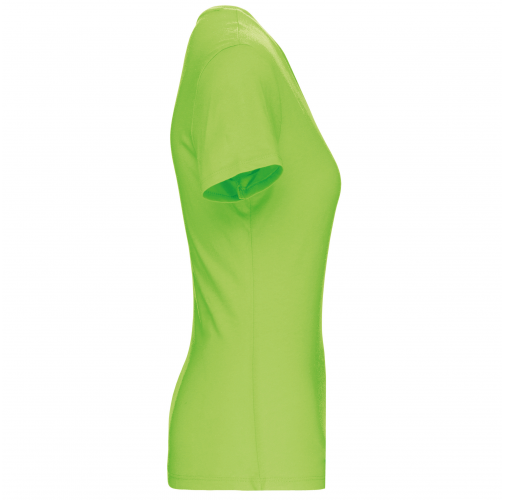 lime Camiseta BIO150 IC cuello de pico mujer