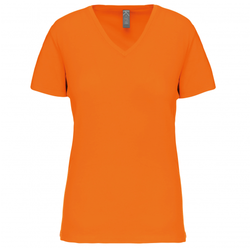 orange Camiseta BIO150 IC cuello de pico mujer