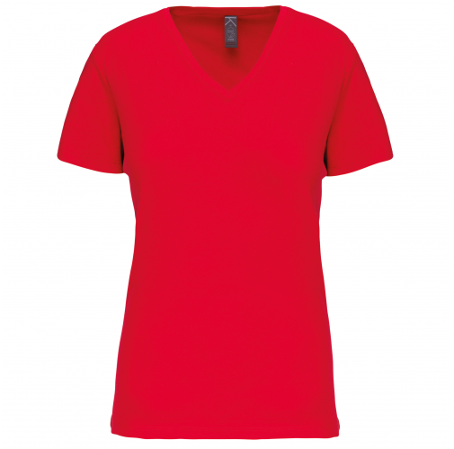 red Camiseta BIO150 IC cuello de pico mujer