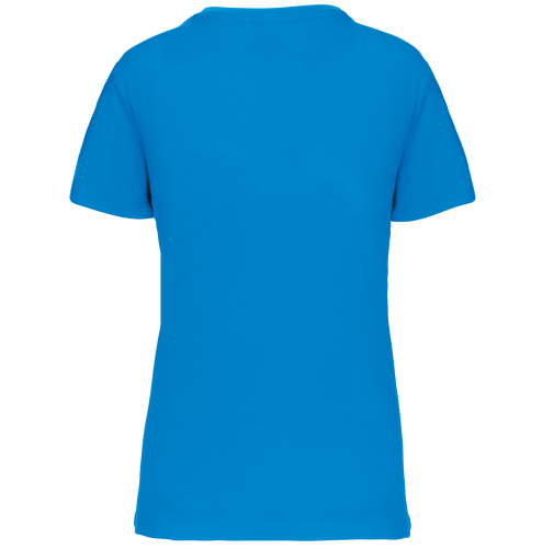 tropical blue Camiseta BIO150 IC cuello de pico mujer