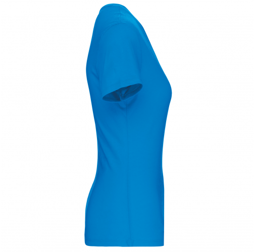 tropical blue Camiseta BIO150 IC cuello de pico mujer