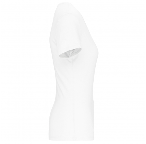 white Camiseta BIO150 IC cuello de pico mujer