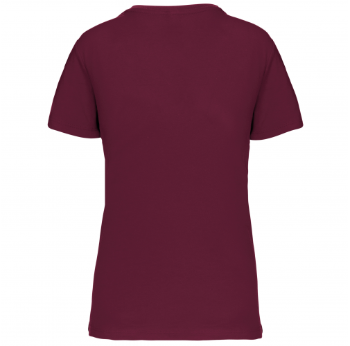 wine Camiseta BIO150 IC cuello de pico mujer