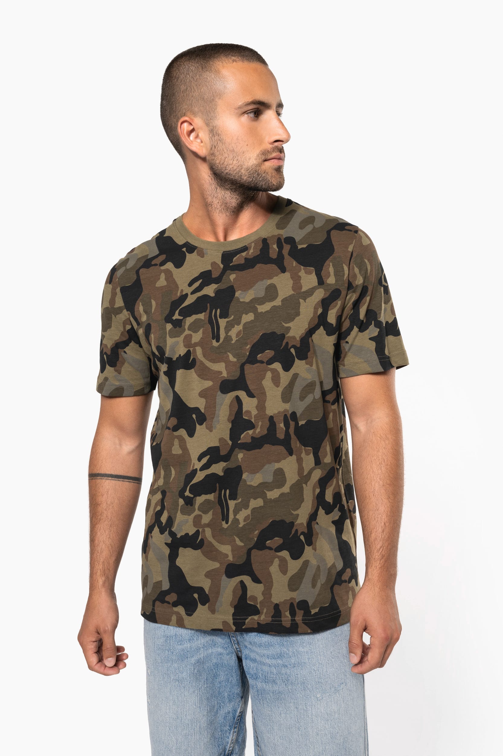 Camiseta camuflaje hombre
