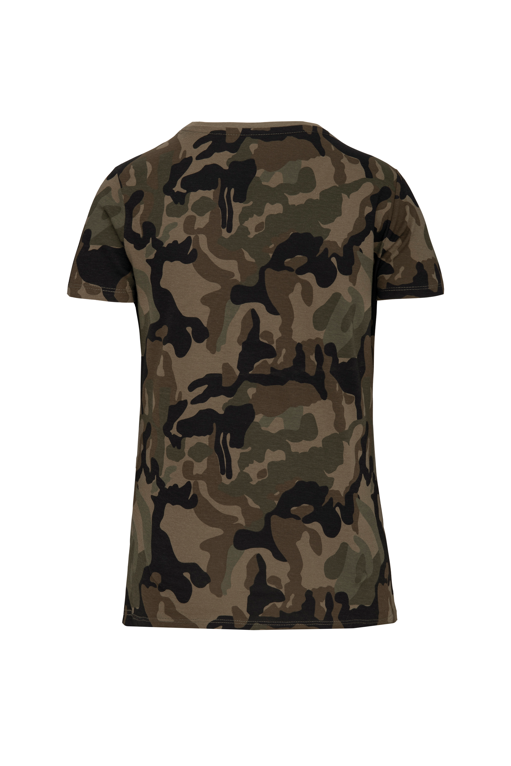 grey camouflage Camiseta camuflaje mujer