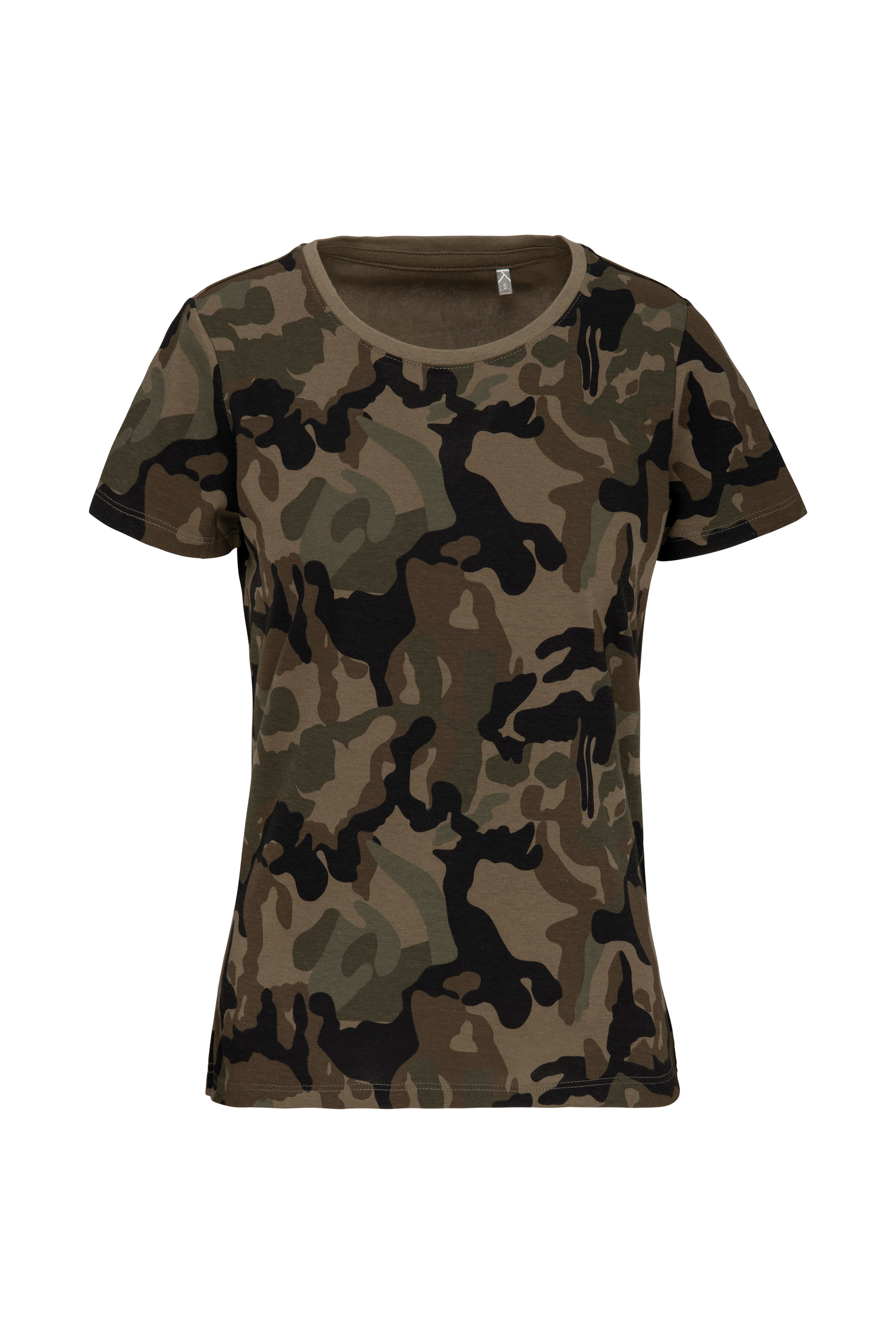 grey camouflage Camiseta camuflaje mujer
