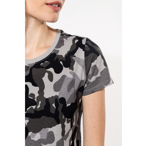 Camiseta camuflaje mujer