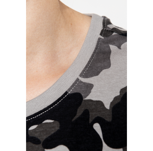 Camiseta camuflaje mujer