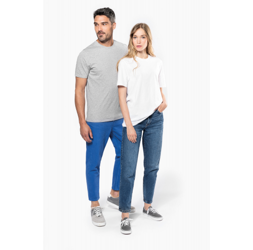 Camiseta cuello redondo y manga corta unisex