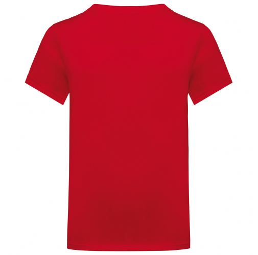 red Camiseta cuello redondo infantil