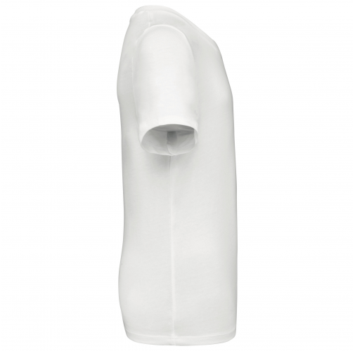 white Camiseta cuello redondo infantil