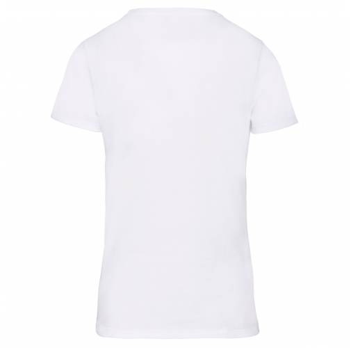 white Camiseta Bio mujer