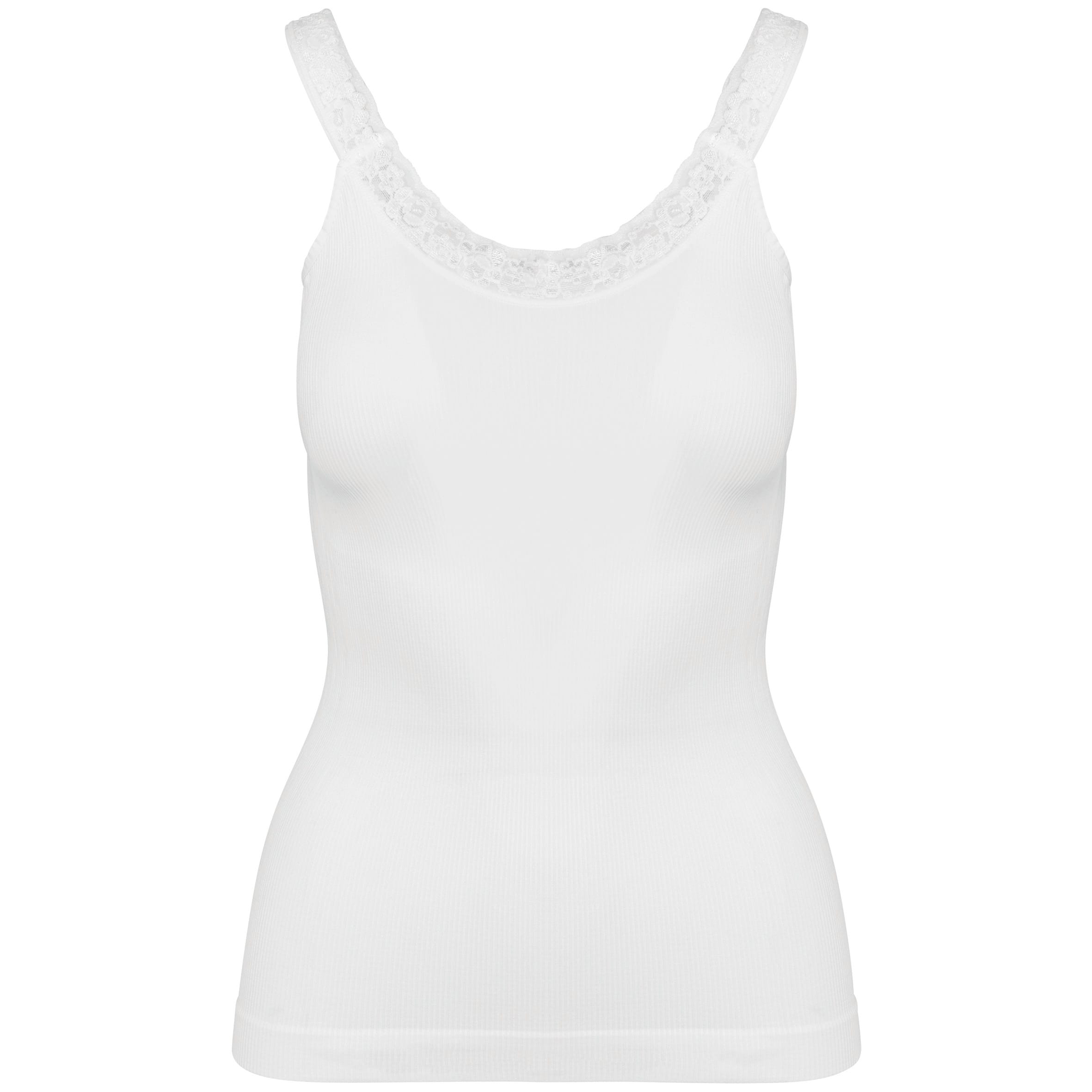 TOP TIRANTES ECORRESPONSABLE SIN COSTURAS Y ENCAJE