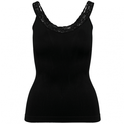 black Top tirantes ecorresponsable sin costuras y encaje