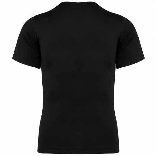 black Camiseta ecorresponsable de segunda piel manga corta hombre