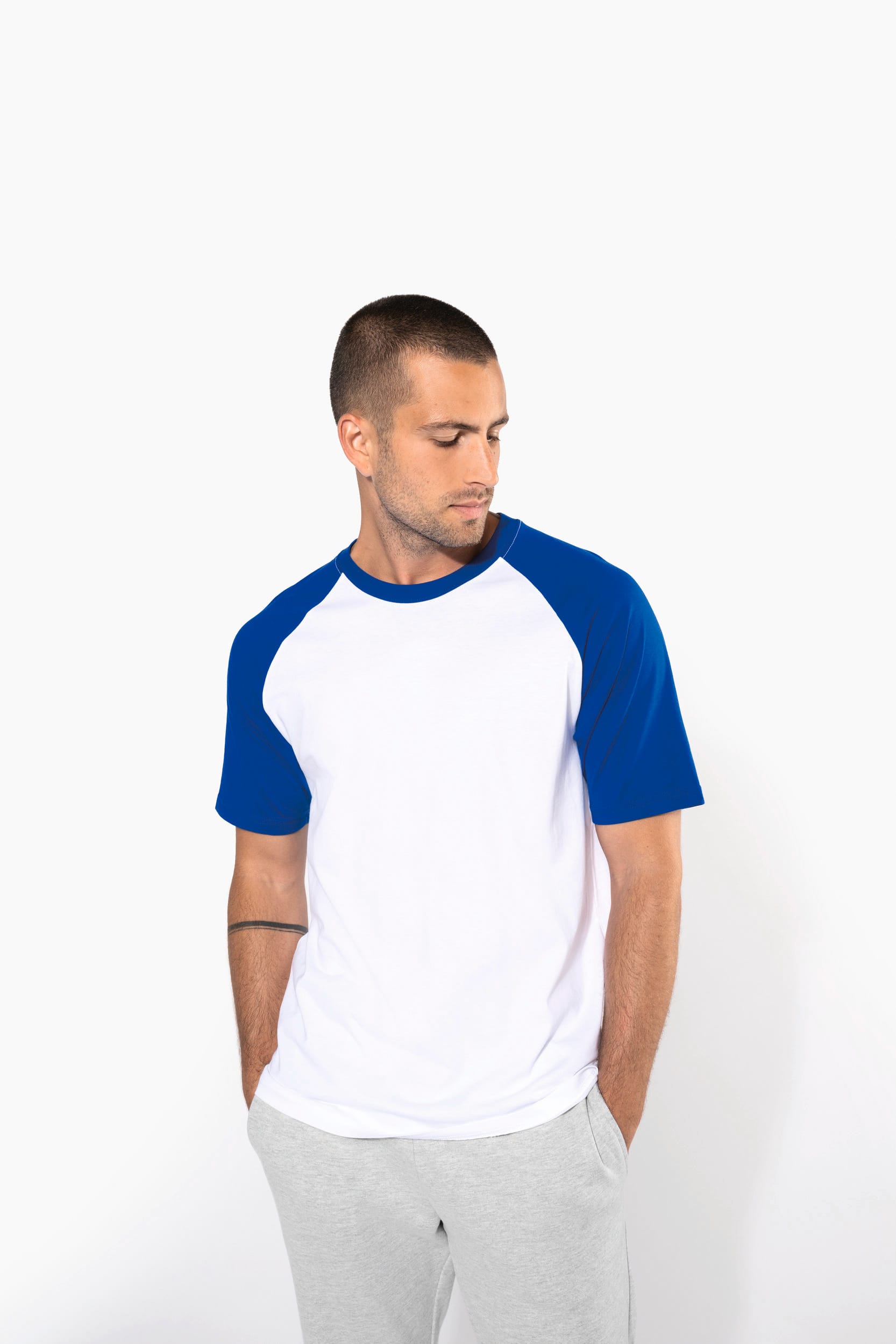 Baseball - camiseta bicolor manga corta hombre