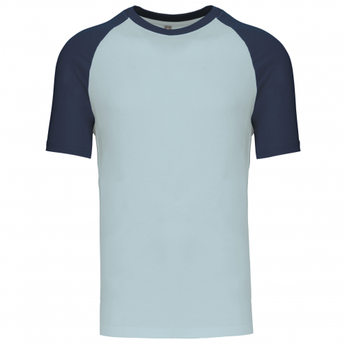 ice blue / denim Baseball - camiseta bicolor manga corta hombre