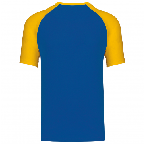 royal blue / yellow Baseball - camiseta bicolor manga corta hombre