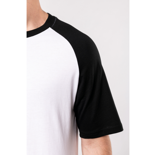 Baseball - camiseta bicolor manga corta hombre