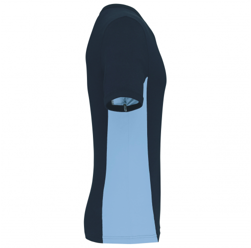 navy / sky blue Tiger - camiseta bicolor manga corta