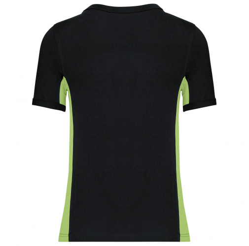 black / lime Tiger - camiseta bicolor manga corta