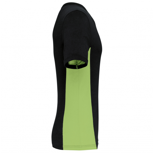 black / lime Tiger - camiseta bicolor manga corta