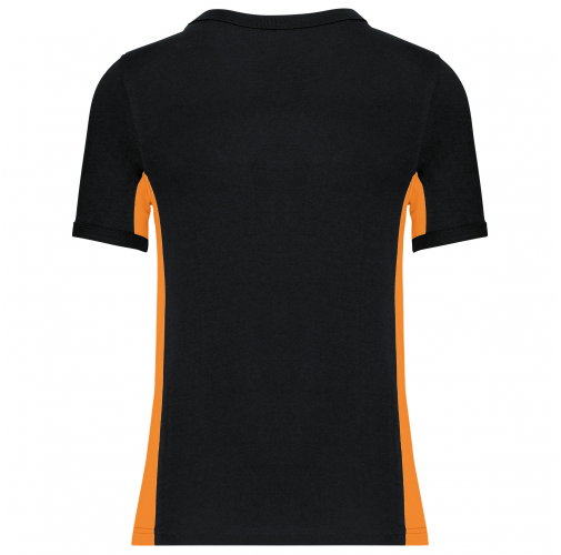 black / orange Tiger - camiseta bicolor manga corta