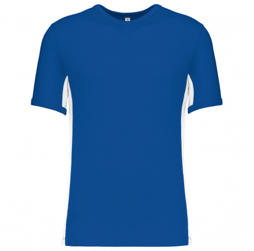 royal blue / white Tiger - camiseta bicolor manga corta