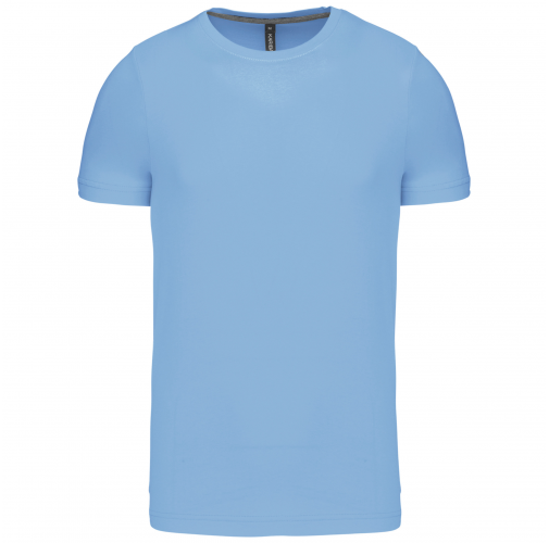 sky blue Camiseta manga corta hombre