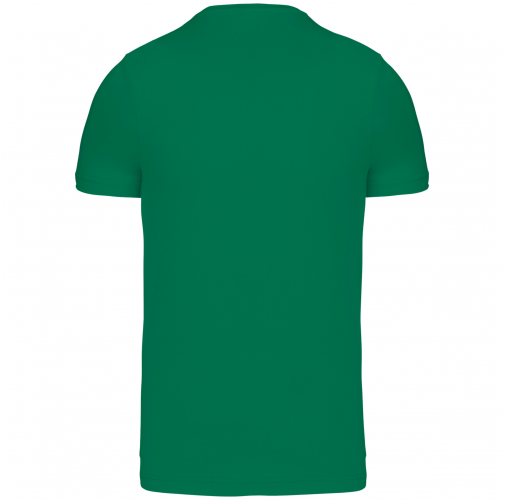 kelly green Camiseta de manga corta y cuello de pico