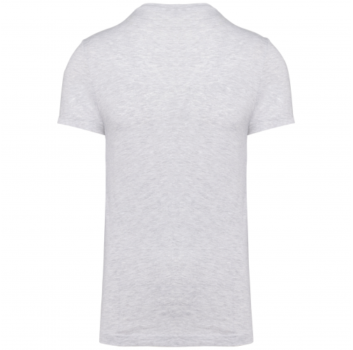 ash heather Camiseta de manga corta y cuello de pico