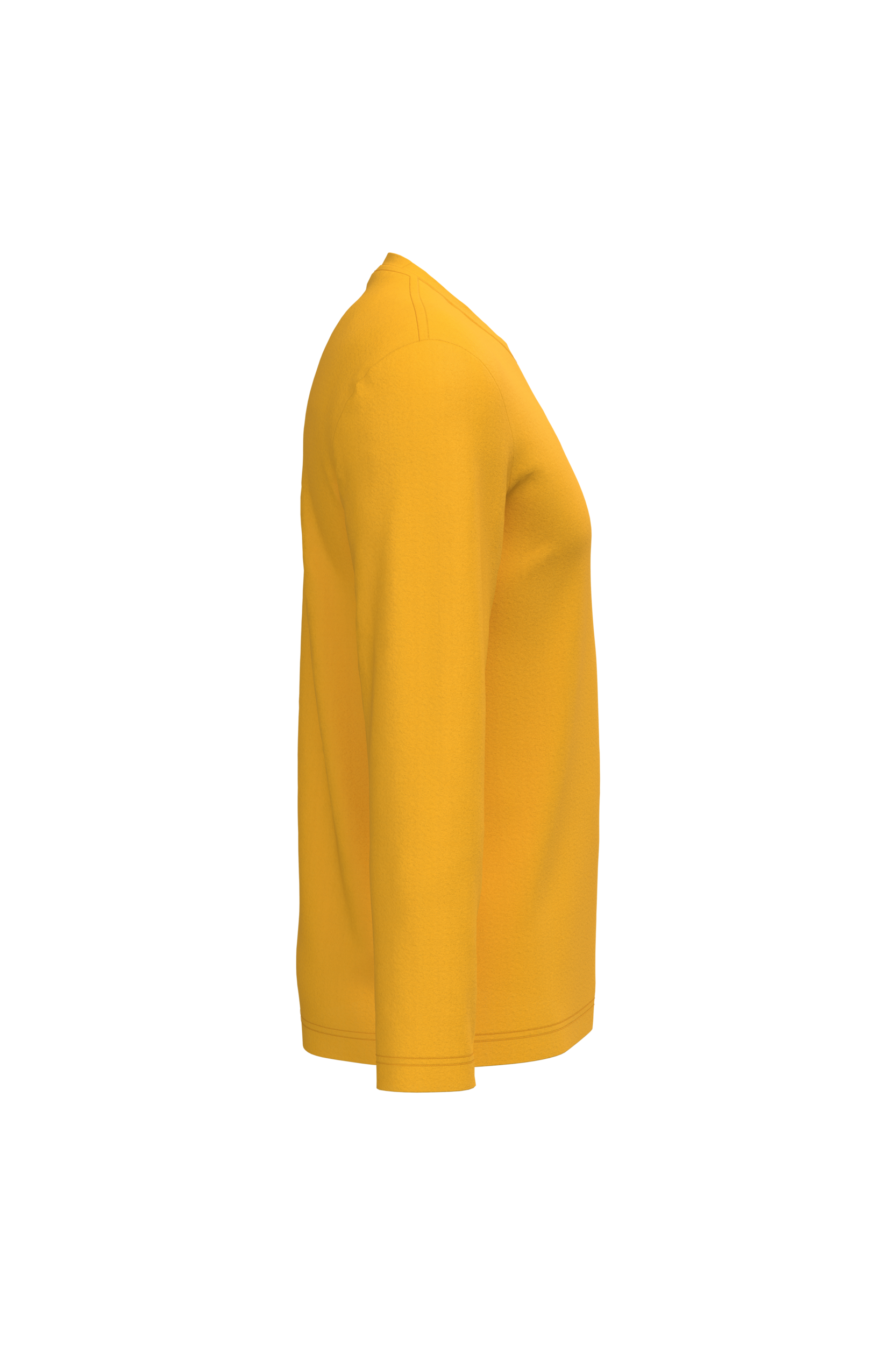 Camiseta de maga larga y cuello redondo hombre