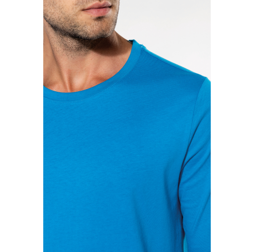 Camiseta de maga larga y cuello redondo hombre