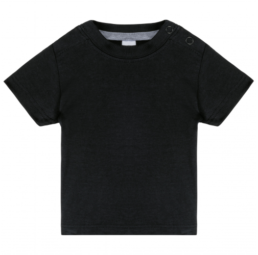 black Camiseta manga corta bebé