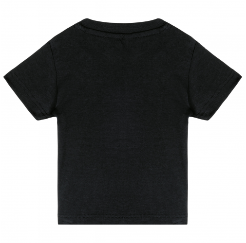 black Camiseta manga corta bebé