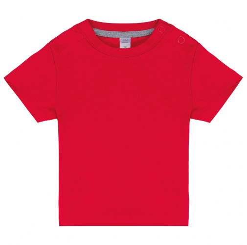red Camiseta manga corta bebé