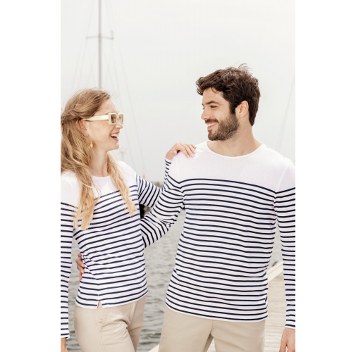 Camiseta marinera de manga larga de hombre