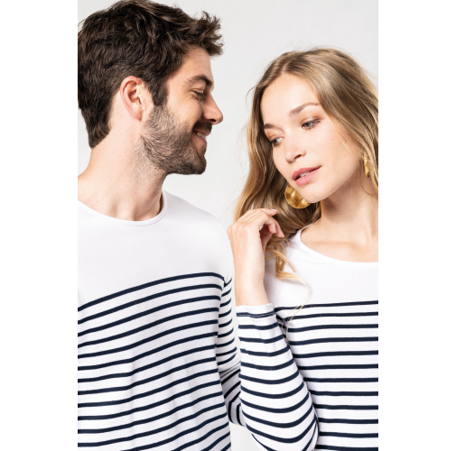 Camiseta marinera de manga larga de hombre