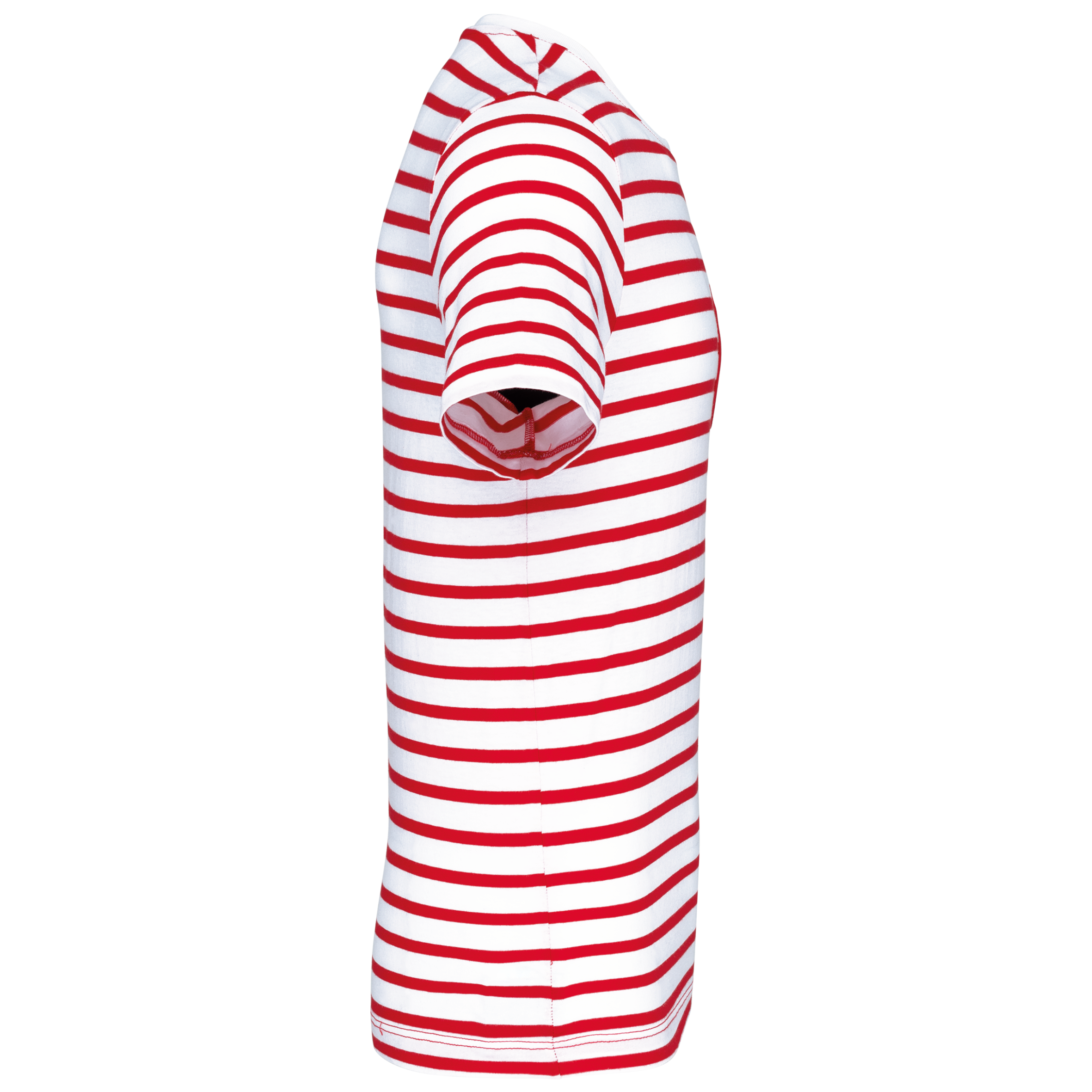 Camiseta Marinera a rayas con bolsillo manga corta