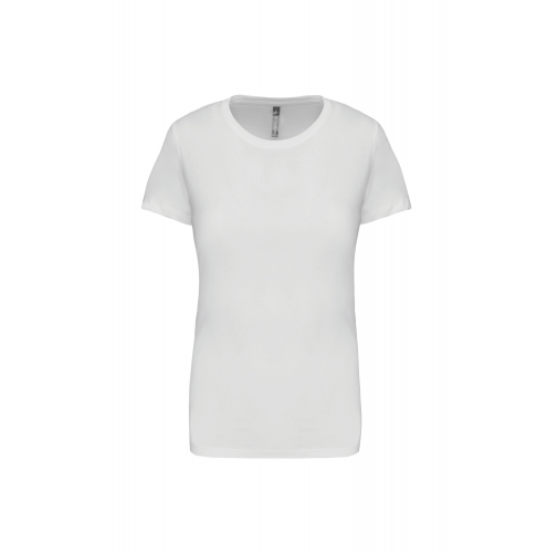 white Camiseta manga corta mujer